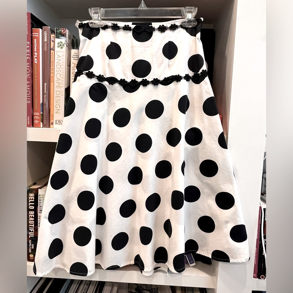 Antoine & Lili Polka Dot Midi Skirt